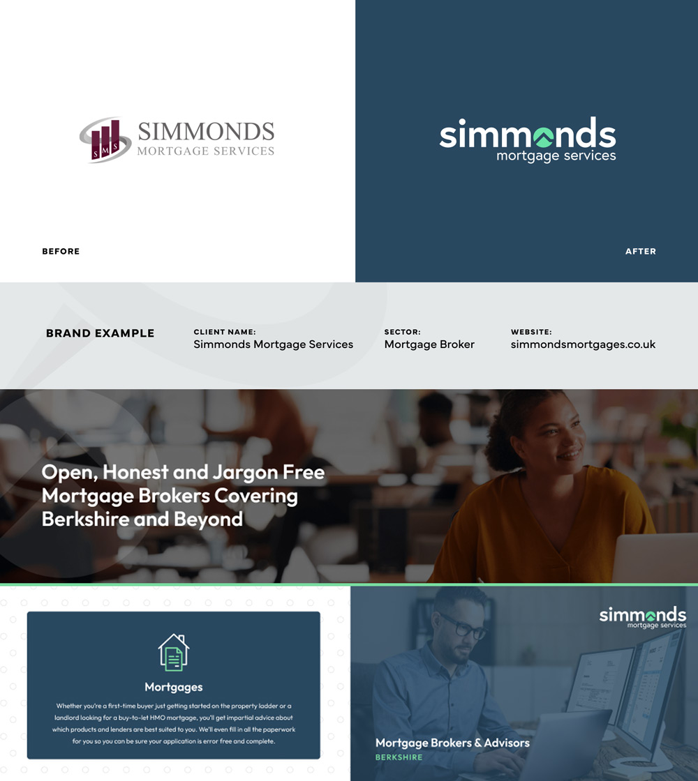 branding and logo design for mortgage broker business