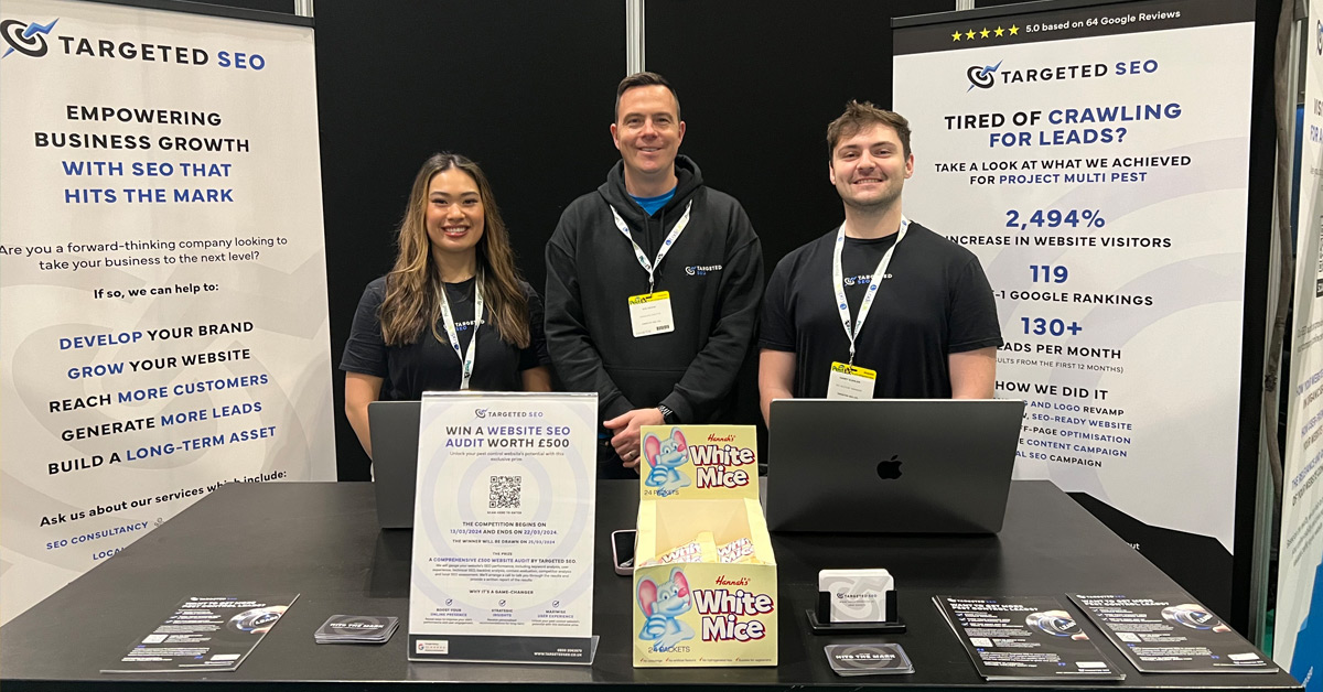 exhibiting at British pest control association PestEx 2024
