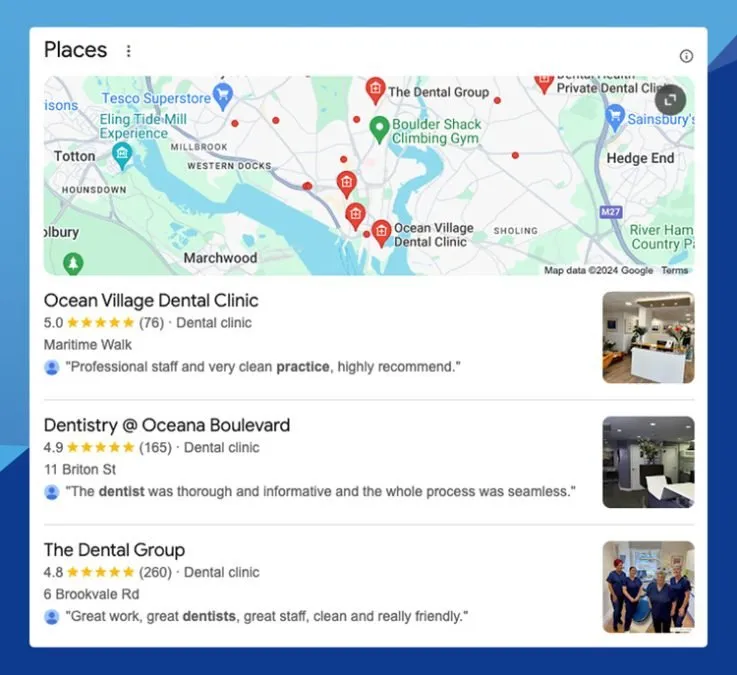 local seo for dentists