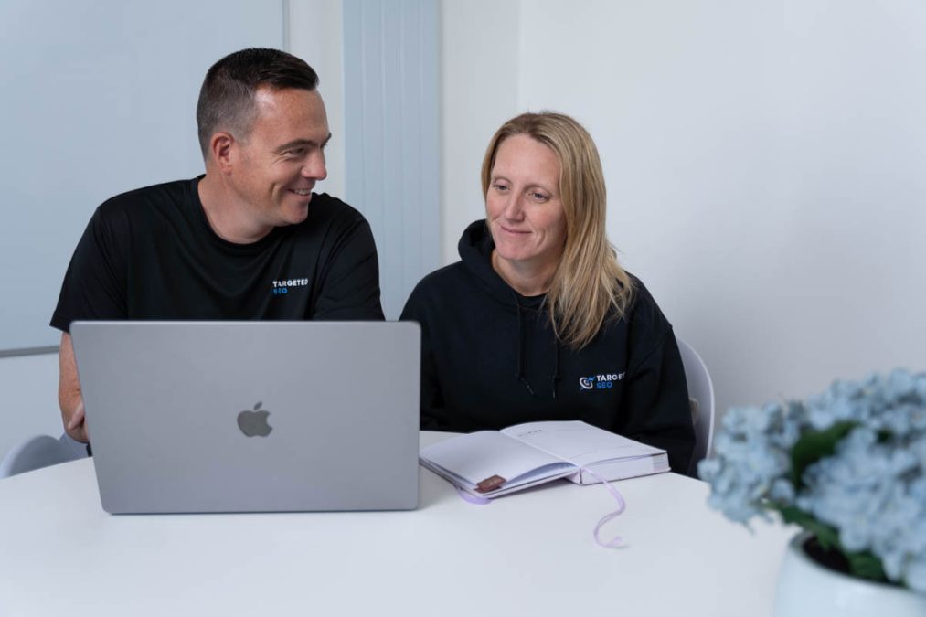 Ben and Emma Sisson at Targeted SEO agency.