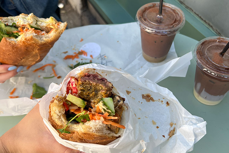 Banh mi at Earls in Brighton