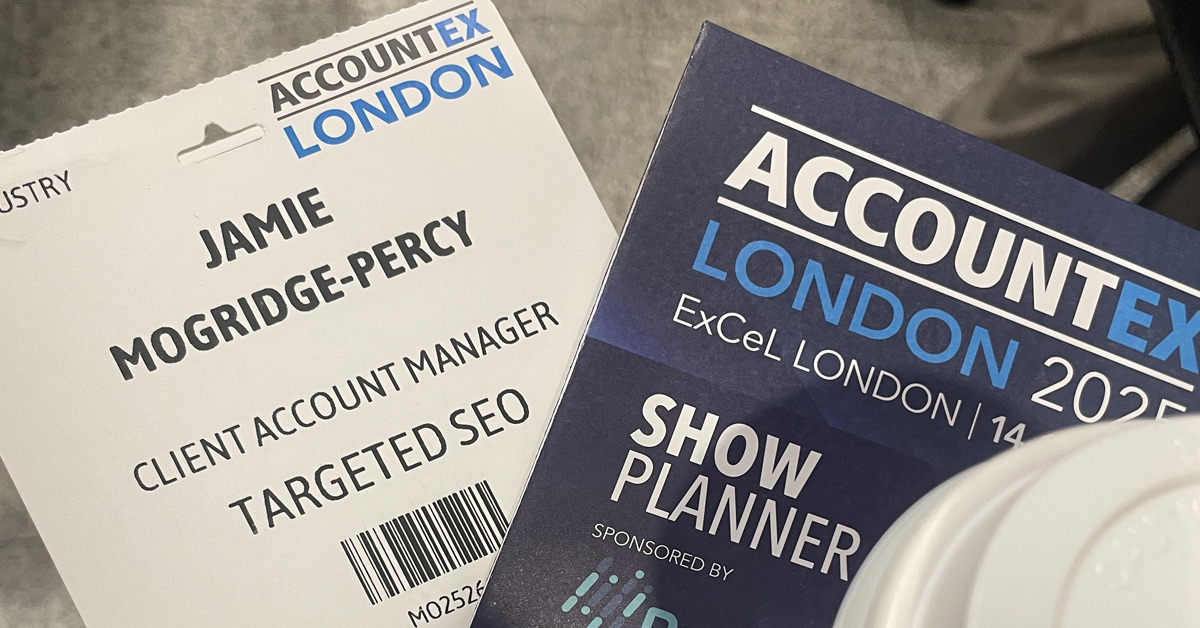 Accountex London 2025 SEO insights