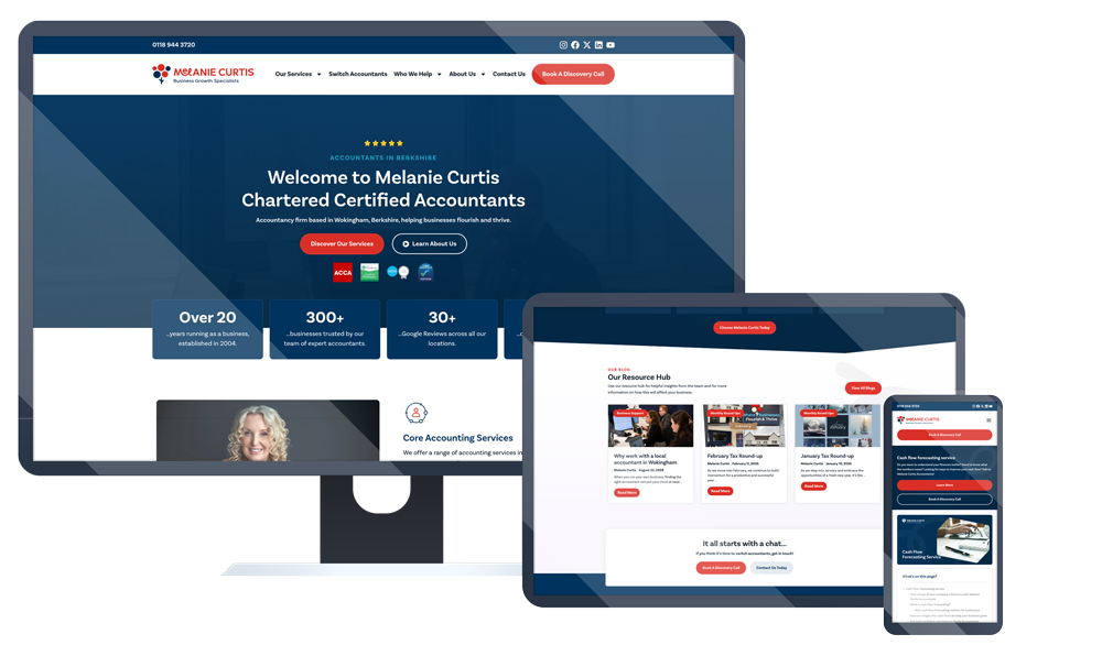 website design for accountants