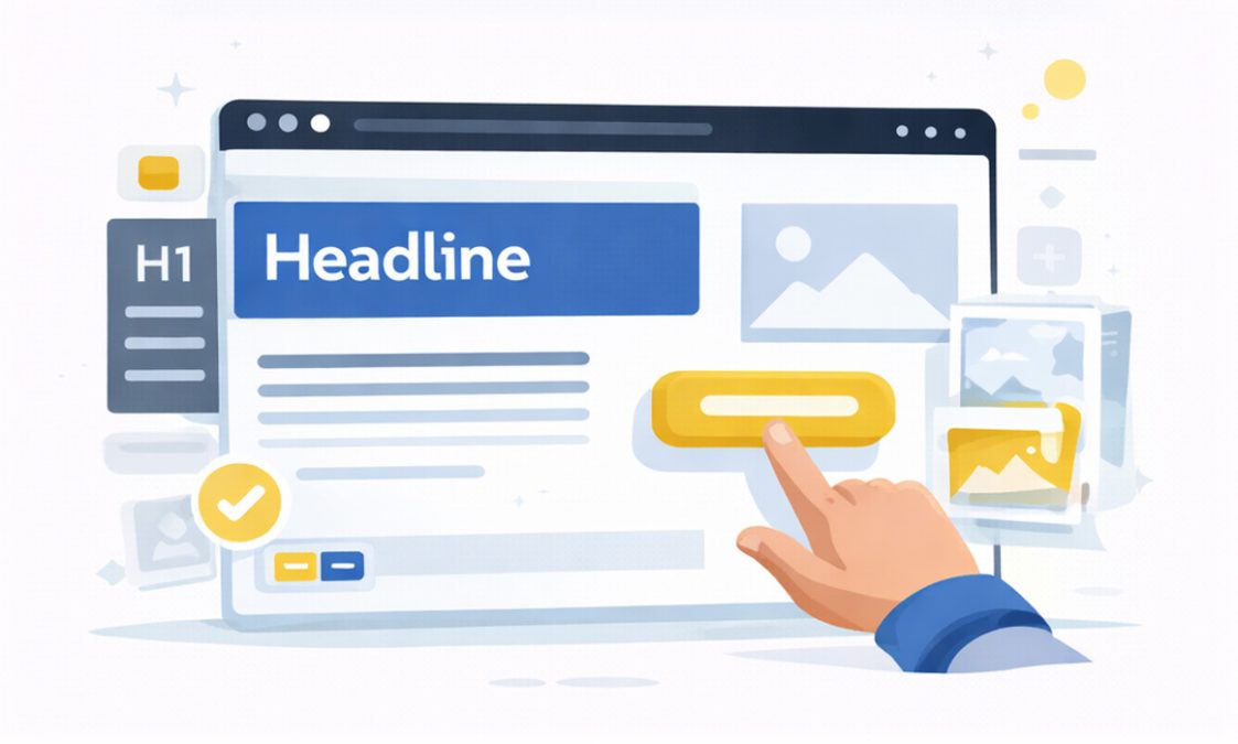 on-page element testing for conversion rate optimisation