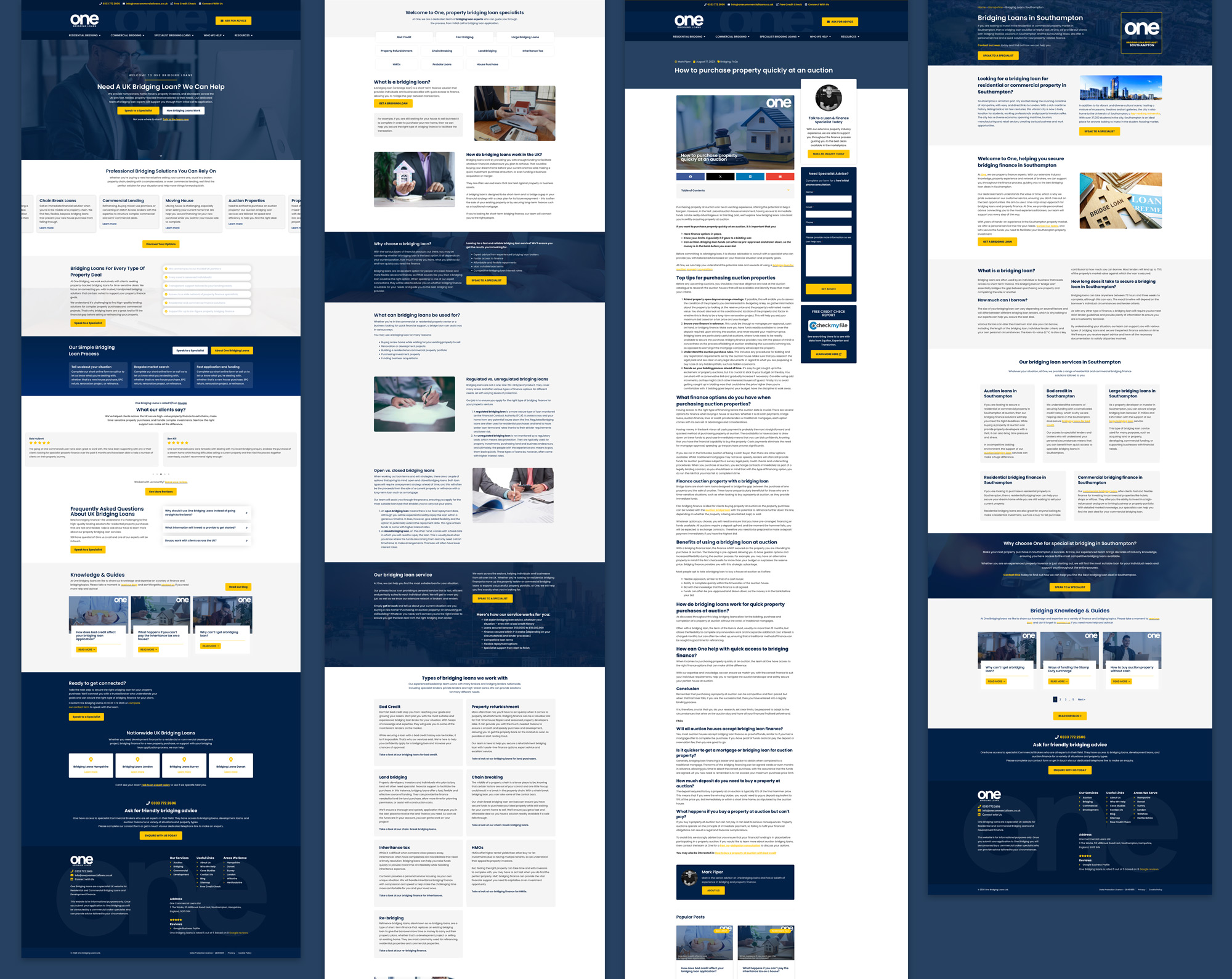 bridging loan seo website