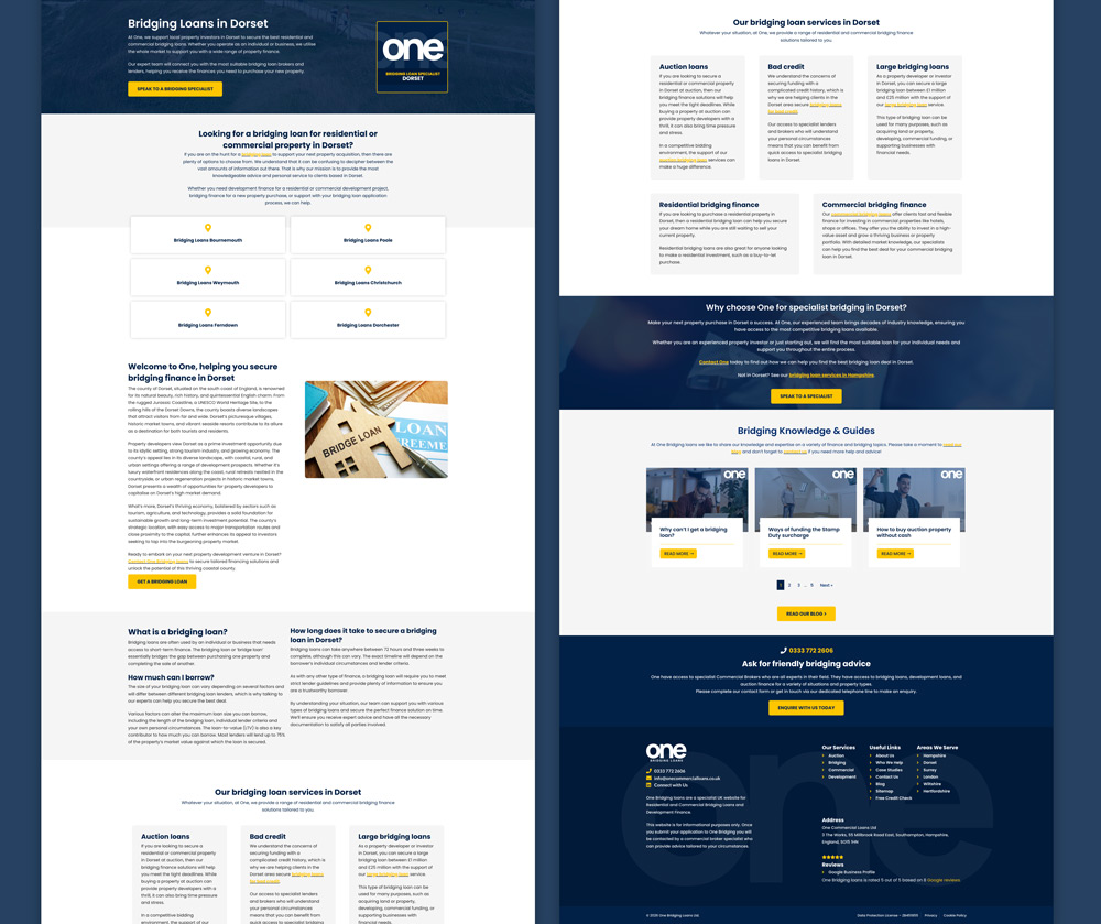 local seo strategy for bridging loan company