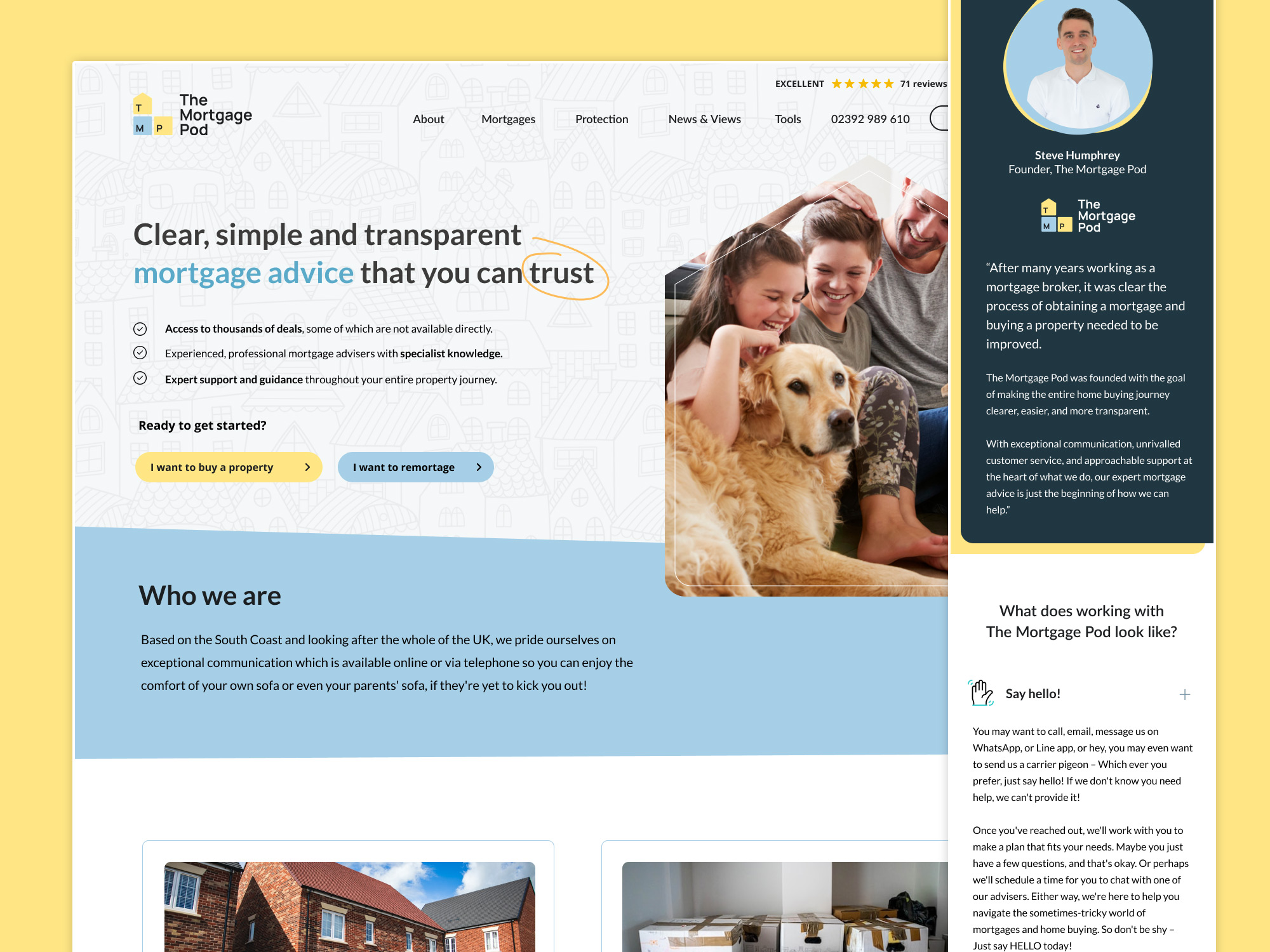 seo web design for local mortgage broker