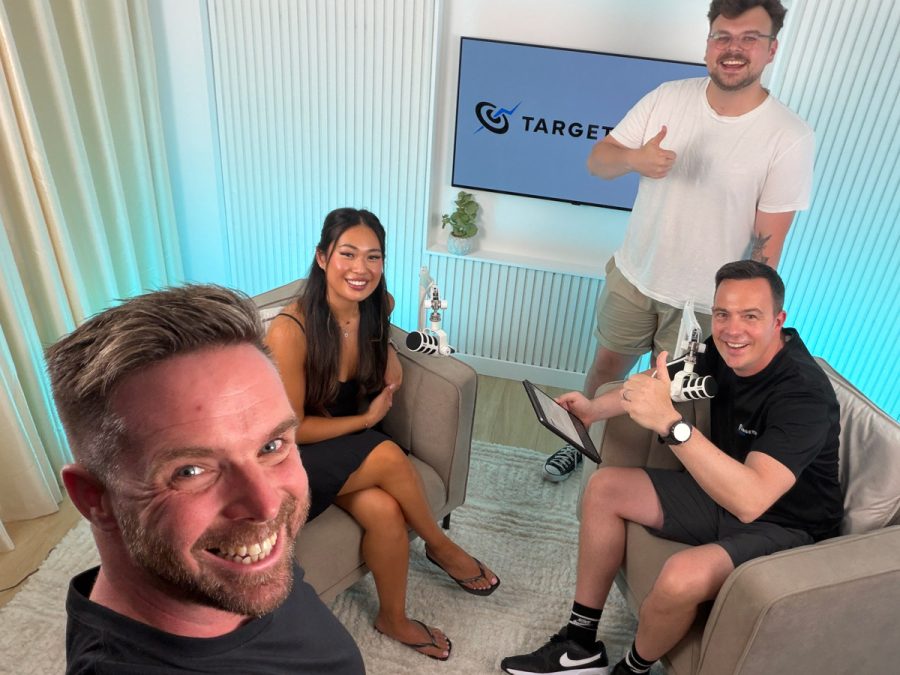 targeted seo team behind the scenes podcast filming